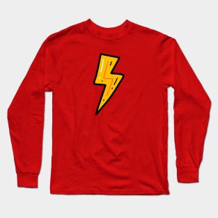 Cute Lightning Bolt Doodle Long Sleeve T-Shirt